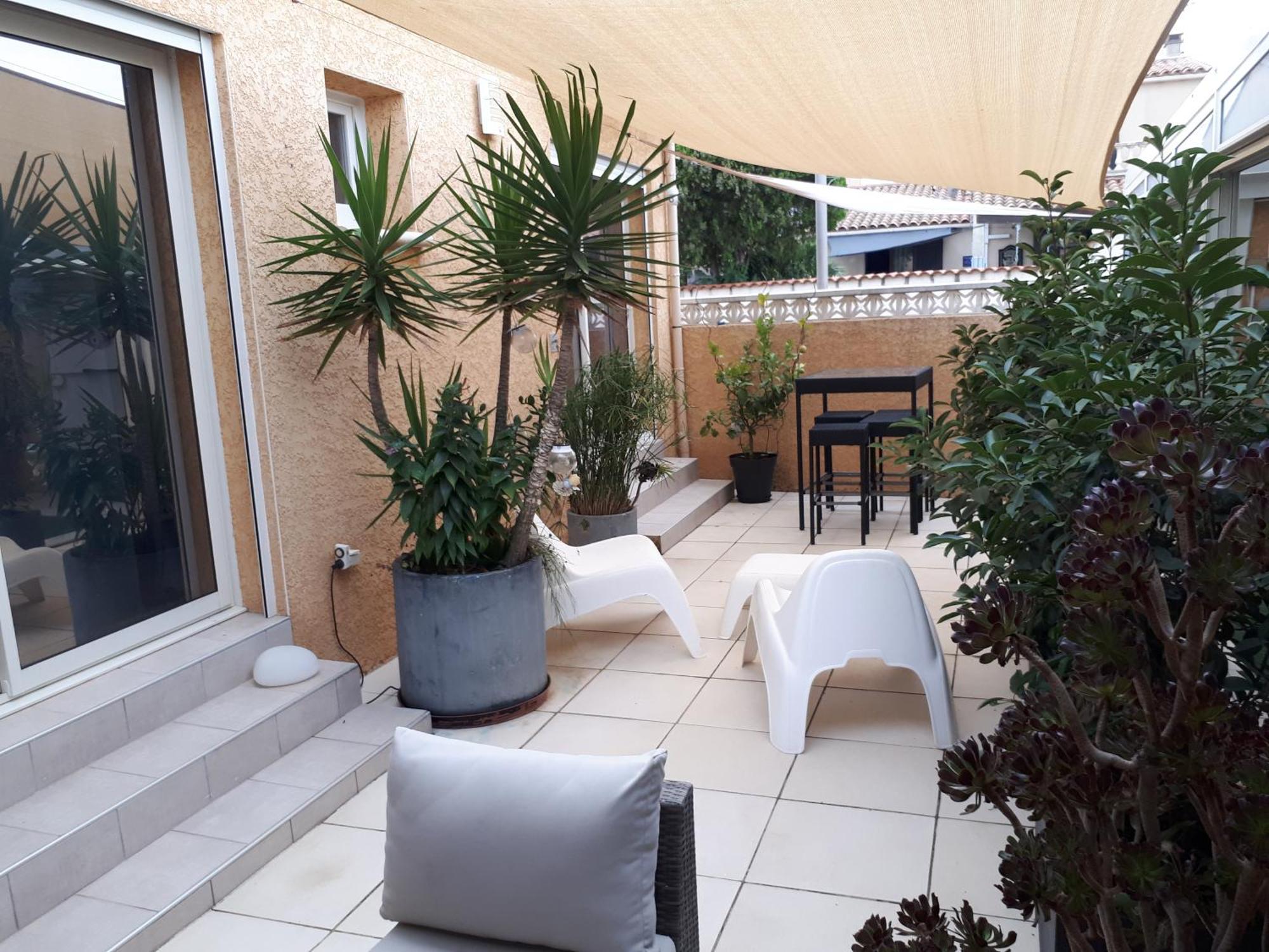 La Casa Tranquilia Chez Vero Et Jj Studio A Marseillan Eksteriør billede